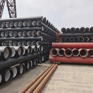 球墨铸铁管无缝圆纹K9厚度用于切割弯曲和焊接的输水管道 - Product Image 3