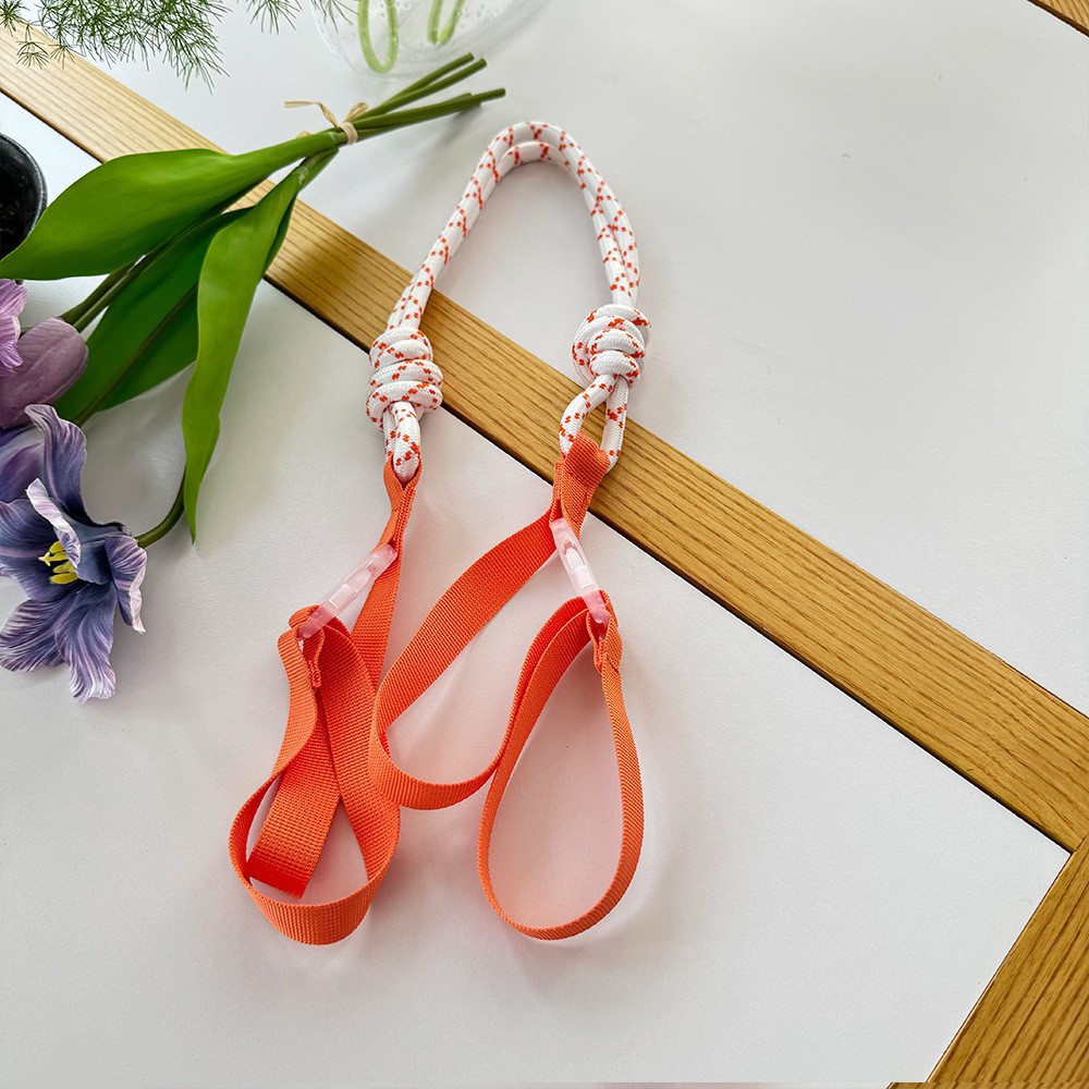 White orange shoulder strap-medium