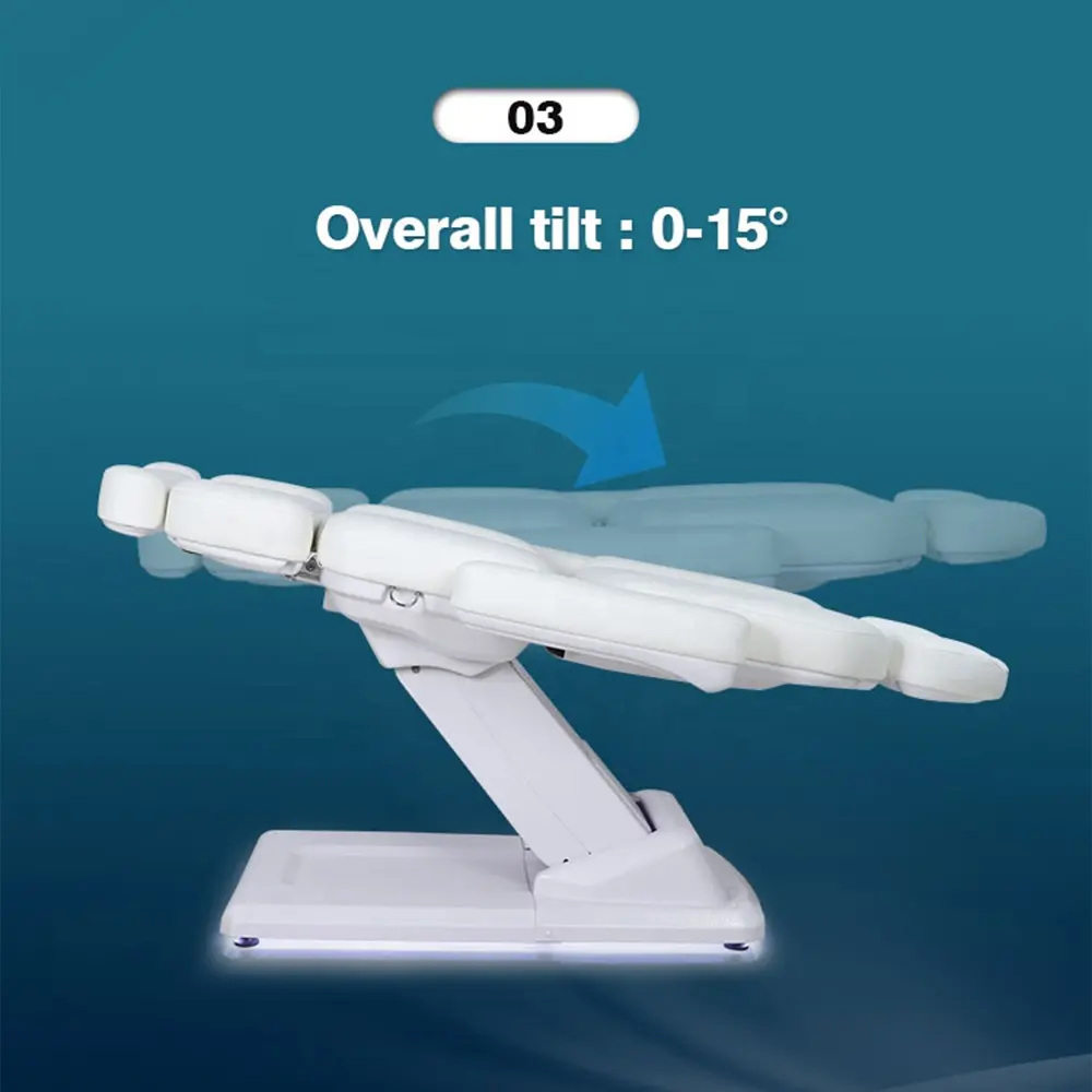 4-моторный Электрический косметический салон красоты спа-ресницы дерматология лица эстетическое дерматологическое кресло стол для массажной кровати