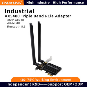 Y10-<span class=keywords><strong>WiFi</strong></span> 6E AX210 PCIe <span class=keywords><strong>Wifi</strong></span> thẻ bluetooth5.2 Card mạng 6GHz/5GHz/2.4Ghz 5400M Tri-Band <span class=keywords><strong>Wifi</strong></span> Adapter cho chơi game trực tuyến - Product Image 2