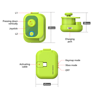 AoBing Mini Controller di gioco Mobile Trigger Joystick supporta i giochi HID-MFi supporto Android iOS13.4 + per COD e altri - Product Image 6