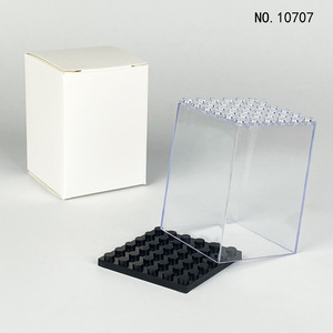 矩形展示盒套装防尘透明盖塑料积木配件乐高收藏品收纳盒 - Product Image 4