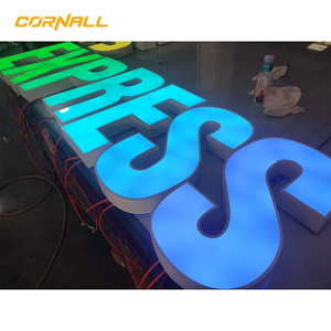 Ngoài trời cá nhân RGB <span class=keywords><strong>LED</strong></span> 3D kênh thư Đăng quảng cáo tùy chỉnh bảng biểu tượng với IP67 đánh giá - Product Image 3