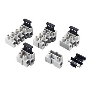 450V 32A 3ウェイフューズドターミナルブロック耐久性PA66ハウジング0.5-4mm ² 配線用