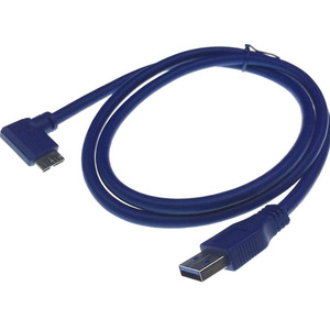 微型USB 3.0 b型公左角数据适配器电缆 - Product Image 2