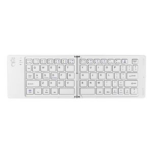 卸売小型折りたたみゲームキーボード充電式ワイヤレス超スリム折りたたみキーボードコンピュータノートパソコン用 - Product Image 1