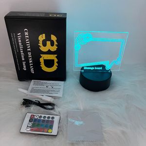16色RGB LEDアクリルDIYライティングボードライトペン寝室アプリケーション用クリエイティブ消去可能ベース - Product Image 1