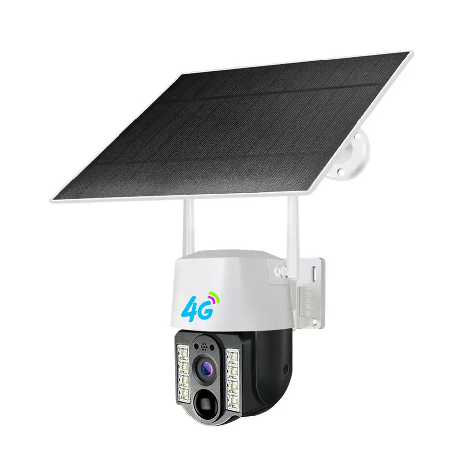 WiFi PTZ Outdoor 1080P telecamera solare 360 batteria di sicurezza CCTV IR visione notturna telecamera di sorveglianza esterna Wireless