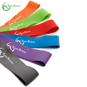 Zhensheng Custom Logo TPE Home Exercício Bandas Elastic <span class=keywords><strong>Loop</strong></span> Resistência Bandas para Hip Thick Mini <span class=keywords><strong>Loop</strong></span> Band para Home Workouts