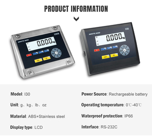 Last kosten Qualitäts waage Stahl Einzel zählung I10B Elektronische Plattform Für IP67 Display Bank Wasserdichte Wiege anzeige - Product Image 4