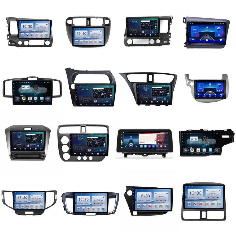 Cadre de radio Android AUDIO & WORK pour Benz/BMW/Audi/Honda/Toyota/Ford/Nissan/Hyundai/Chevrolet/Mitsubishi/Peugeot