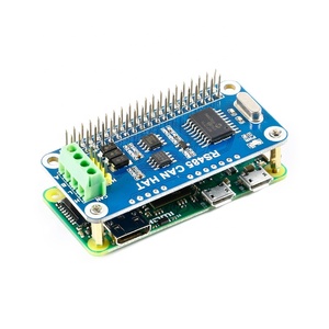 Placa de desarrollo de placa de expansión CAN RS485, módulo CAN, comunicación UART, RS485 CAN HAT para Raspberry Pi 4B/3B +/Zero W