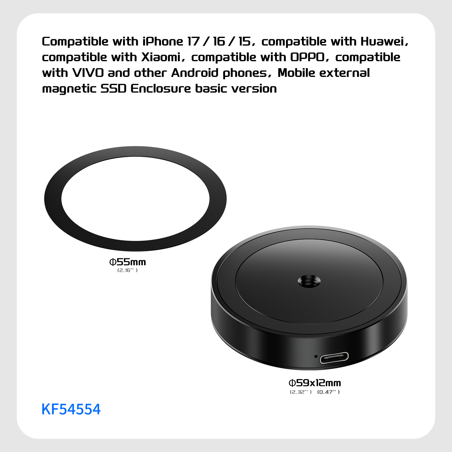 KF54554 สีดำ