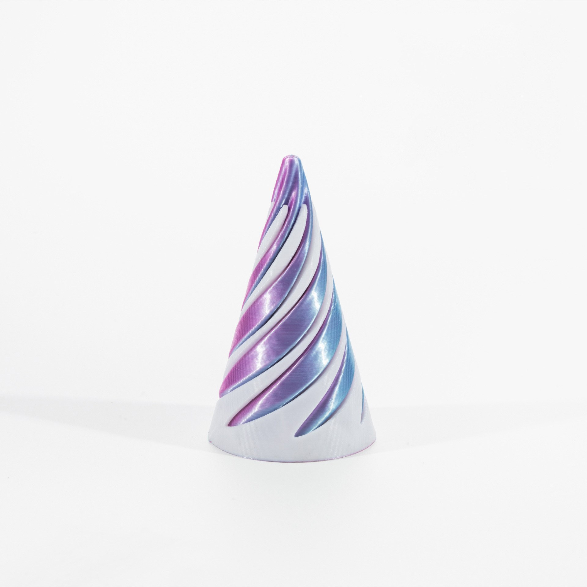 Cône spiralé 64 cm - rose violet