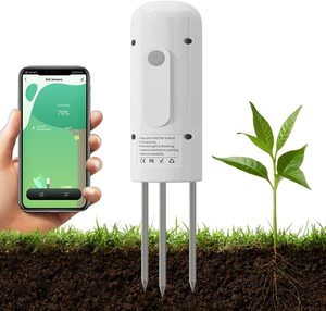 Zigbee Беспроводной датчик температуры и влажности почвы с приложением изменения температуры данных статистики для теплиц сельскохозяйственных угодий сад - Product Image 1