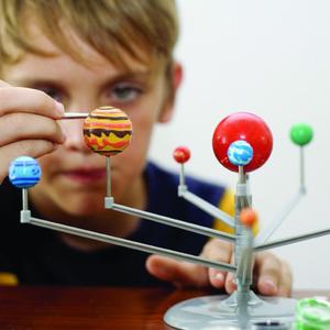 Güneş sistemi enstrüman Model seti dokuz gezegen boyama modeli eğitim çocuk bilim Planetarium oyuncak plastikten yapılmış - Product Image 2