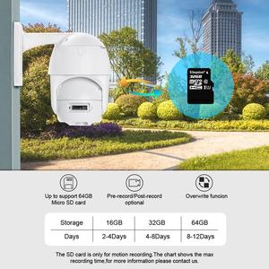 2MP 4MP网络上的Vif IP运动检测存储器IP66监控系统外部闭路电视卡马拉PTZ无线360 ICSEE摄像机 - Product Image 2