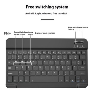<strong>Bluetooth</strong> Wireless External <strong>Mini</strong> BT <strong>Keyboard</strong> for Mobile Phones Tablets Ipads Miaokong <strong>Keyboard</strong> Teclado Customizable Language - Product Image 4
