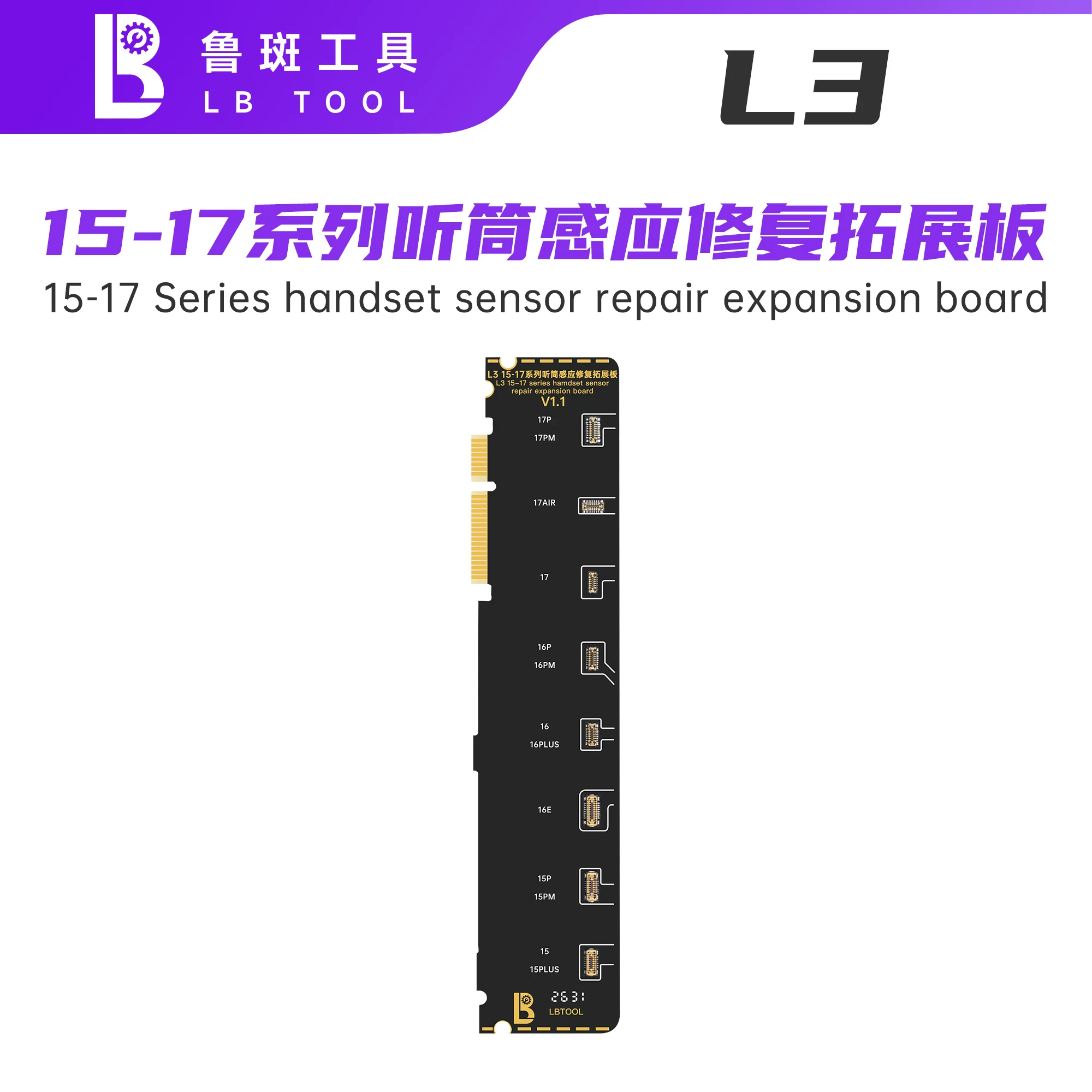 Luban L3 Earpiece Sensor Repair Expansion Board 15-17 Series
