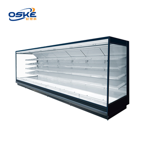 Hoa tươi tủ lạnh dọc tủ siêu thị rèm không khí tủ trái cây và rau tủ trưng bày tủ lạnh - Product Image 1