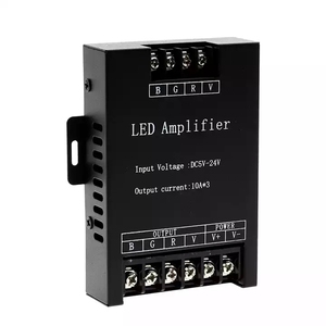 Светодиодный контроллер усилитель для RGBCCT RGBW RGB светодиодной ленты Mini DC5V 12V 24V 12A 24A 30A 4Pin RGB RGBW RGBWW консоль ретранслятора мощности - Product Image 4