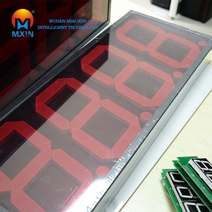 Display da banco a led grande da 8 pollici per display a led a 4 cifre a 7 segmenti montabile in digitale per fabbriche - Product Image 2