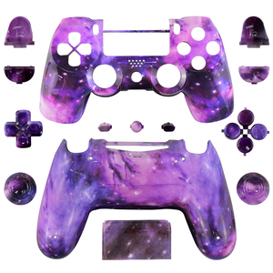 Hydro Dipped Blue Splatter Controller Shell für PS4 Dualshock 4 Gamepad Gehäuse Button Marmor lackiert - Product Image 1