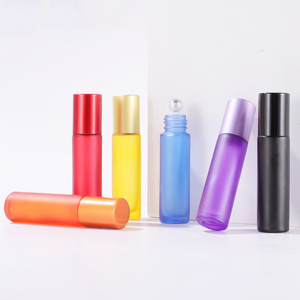 ミニポータブル5ml 15ml 20mlロールオンガラス香水ボトルエッセンシャルオイル消臭剤10mlボール用スキンケア用 - Product Image 5