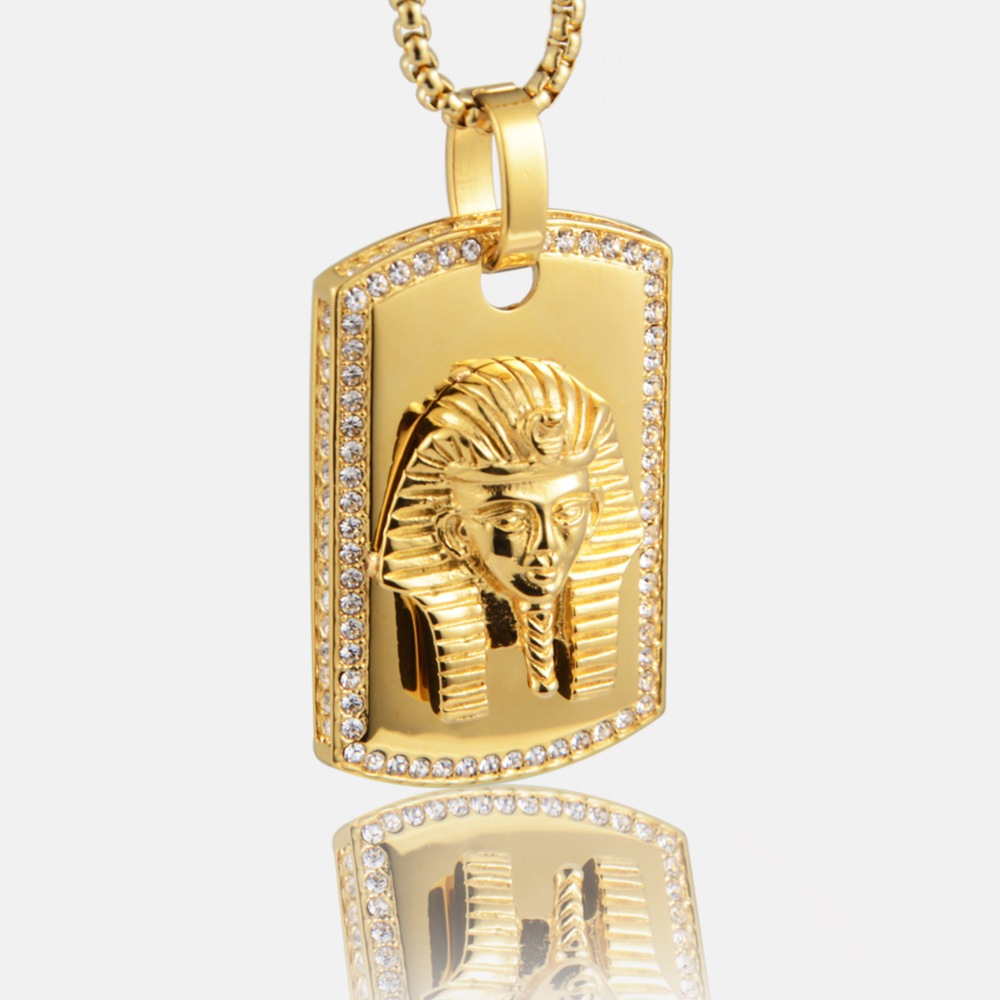 Gold Single Pendant Without Chain