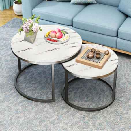 Marco negro (con patrón de mármol blanco)