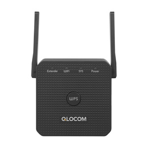 Qlocom เครื่องขยายสัญญาณส่วนบุคคล Wi-Fi บูสเตอร์จุดเชื่อมต่อ WLAN การทำซ้ำ300Mbps 2.4G เธรด - Product Image 3
