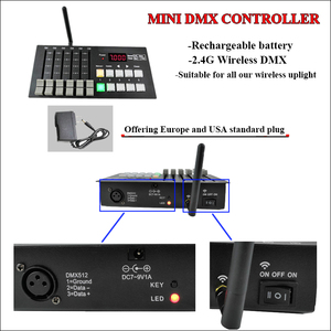 Piccolo Dmx Led luce di controllo professionale MINI canale Led fase di luce Dimmer DMX512 wireless dmx mini 512 programma controller - Product Image 6