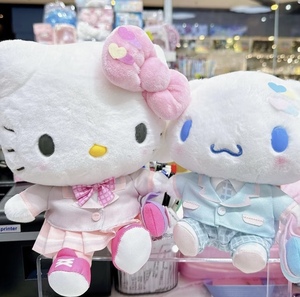 Bộ sưu tập đồ dùng học tập <span class=keywords><strong>Hello</strong></span> <span class=keywords><strong>Kitty</strong></span> Sanrio 8 inch, thú nhồi bông <span class=keywords><strong>Kitty</strong></span> hồng, <span class=keywords><strong>Kitty</strong></span> trong trường trung học, thú nhồi bông ngày tựu trường vui vẻ - Product Image 5
