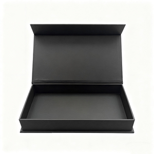 Tùy Chỉnh Sang Trọng Có Thể Gập Lại Lớn Từ Hộp Trình Bày Cổ Điển Màu Đen 2Mm Dày Cứng Cứng Nhắc Giấy Nghệ Thuật Cho Món Quà Cho - Product Image 2