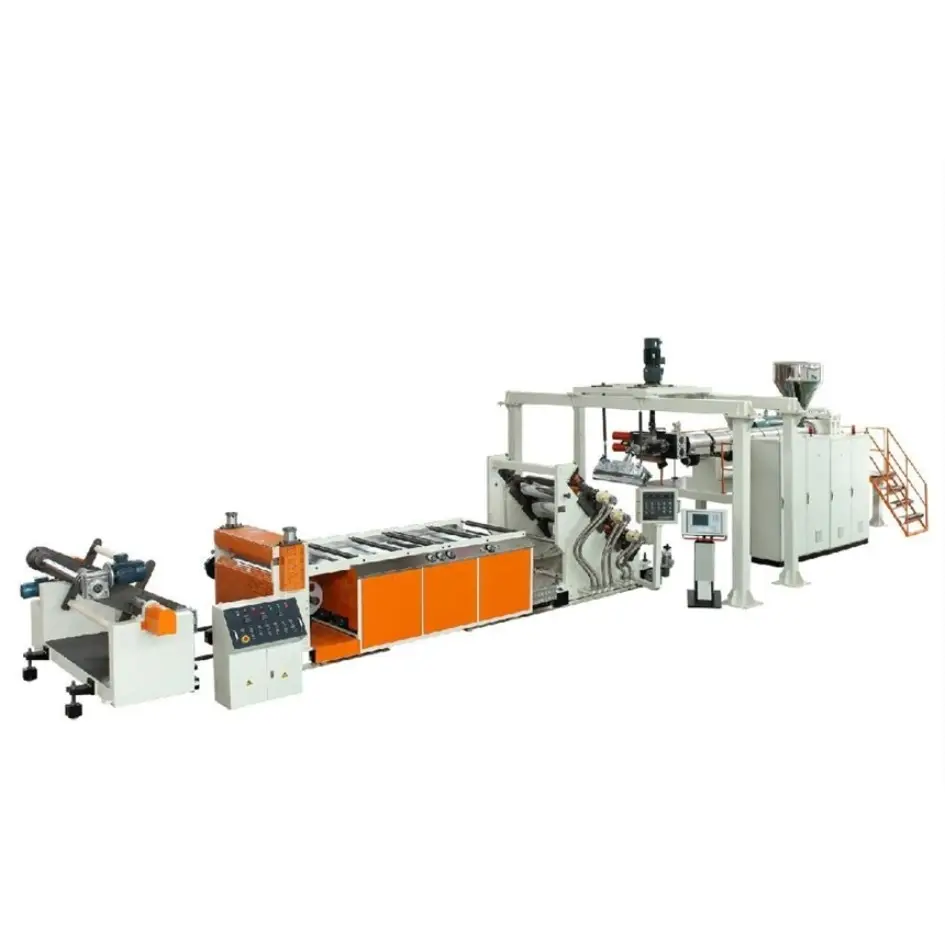 Fabricação PET PLA PETG Folha Que Faz A Máquina Folha de Embalagens de Alimentos folha de uso descartável que faz máquinas