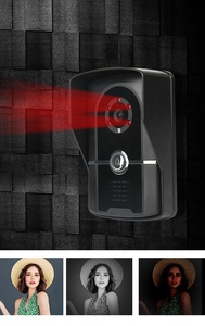 Tuya intelligente app wireless Schermo LCD Citofono contral sul telefono Obiettivo Della Copertura Della Pioggia Citofono Campanello - Product Image 4