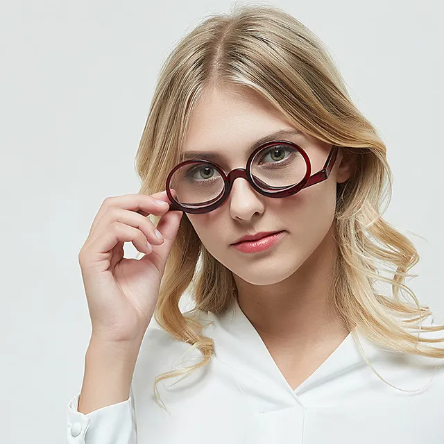 Gafas de lectura de maquillaje para mujer, anteojos de lectura para dibujar cejas