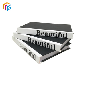 免费样品定制印刷空白页堆叠书籍哑光层压精装装饰书 - Product Image 6