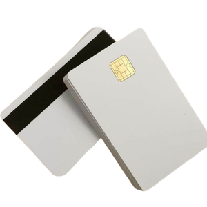 Chip de contacto con tarjeta JAVA, tarjeta JCOP EMV, Tarjeta blanca, tira magnética de alta resistencia compatible con J2A040 - Product Image 1