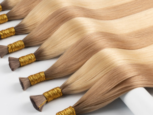 Derin dalga düz insan örgü saç toplu hiçbir atkı 100% işlenmemiş hint kıvırcık Remy örgü için toplu saç uzatma - Product Image 6