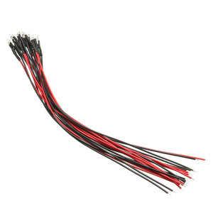 กระพริบ Led Prewired สีแดง SMD LED ไดโอดเปล่งแสง DC 1.8-1.9V บัดกรีมินิไฟ LED - Product Image 2