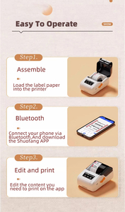 Yinzam T50 Pro Thermal <strong>Printer</strong>, Inkless Label Maker APP BT Control Portable Barcode Scannable <strong>QR</strong> Code Sticker Tag <strong>Printer</strong> - Product Image 5