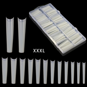 XXXL Half-Cover Nail <strong>Tips</strong> 240Pcs/Bag Extra Long Cowboy Press on Nails Manicure Accessories Coffin <strong>Fakes</strong> Nails - Product Image 2