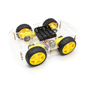 Smart Kit da Auto 4WD di Smart Robot Car Chassis Kit con Speed Encoder e Contenitore di Batteria per ardu Kit Fai Da Te - Product Image 1