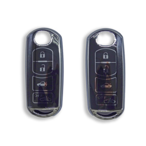 TPU 4 düğmeler Mazda 2 3 6 için araba anahtarı durum kapak kapak Mazda Mazda Mazda Mazda Mazda Mazda Mazda Mazda Mazda için - Product Image 2