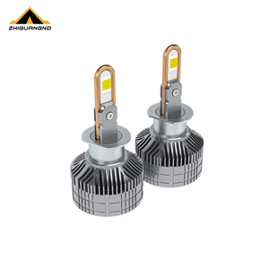 Zhiguangno工場直接R20 LEDヘッドライト電球デュアルビーム200W高出力新しい状態自動車照明システム - Product Image 1