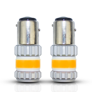 LANSEKO 12 12V 800LM yüksek güç BA15D 1157 7443 T20 3157 LED arka lambası, araba motosiklet için fren ampul - Product Image 1