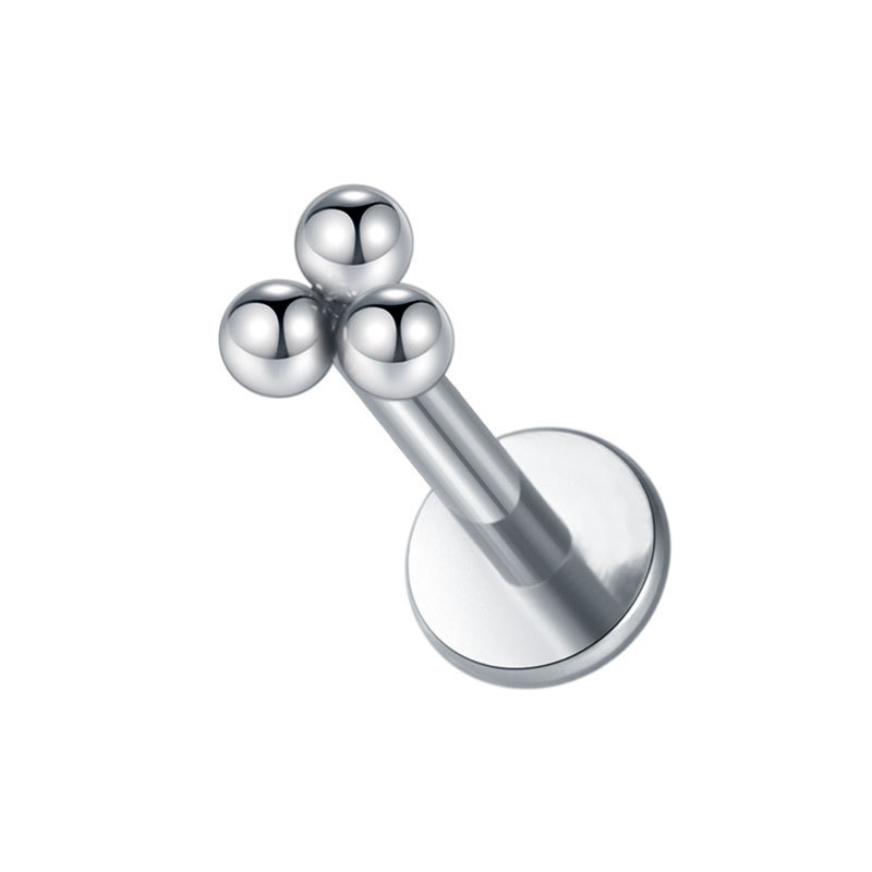 Tête à trois billes couleur acier 3 mm (tige d'insertion)
