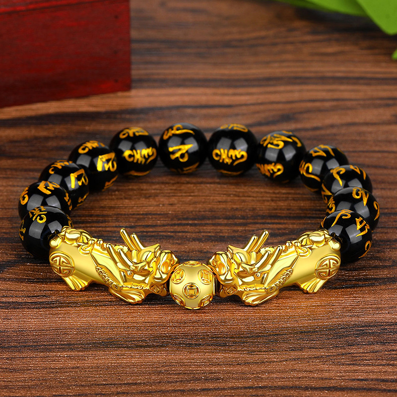 14 double pixiu bracelet