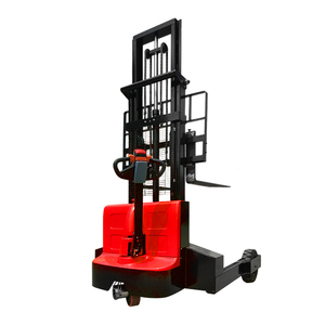 1トン1.2トン1.5tリフト高さ3 mウォーキングフォークリフトスタッカーフル電気パレットジャックスタッカーCE付き - Product Image 1